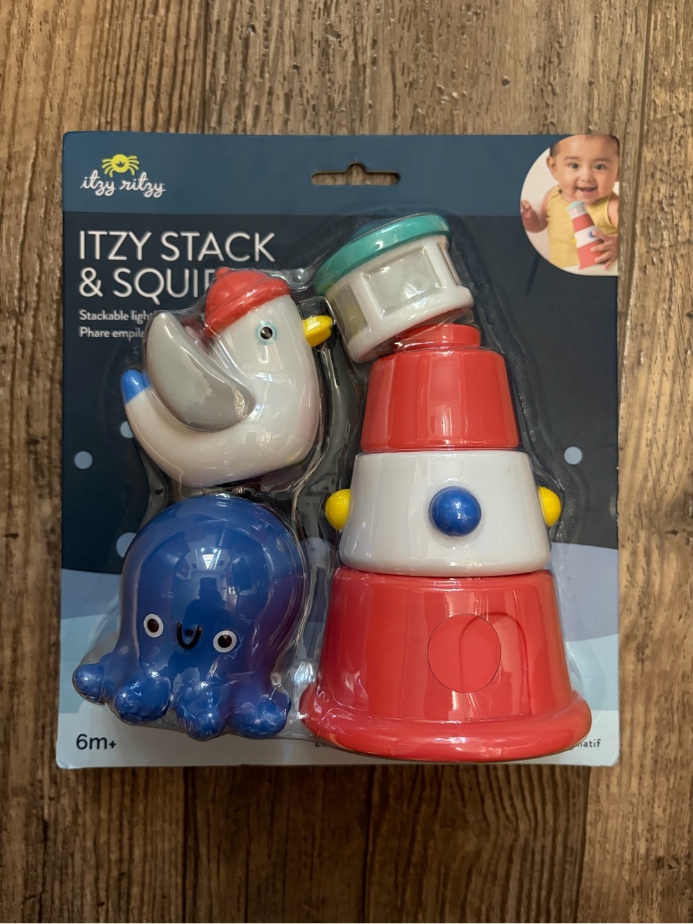 Itzy Ritzy Itzy Stack & Squirt Bath Toy
